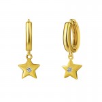 Great Value White Gold Plated Dangle Earrings 