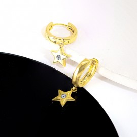 Great Value White Gold Plated Dangle Earrings 