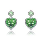Love & Heart Big Dangle Earrings