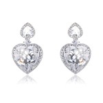 Pretty Cubic Zirconia Luxury Dangle Earrings
