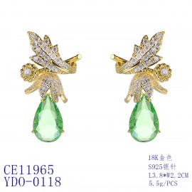 Luxury Big Dangle Earrings of Original Design