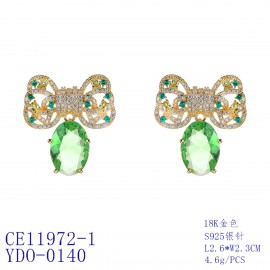 Reasonably Priced Copper or Brass Gold Plated Dangle Earrings 