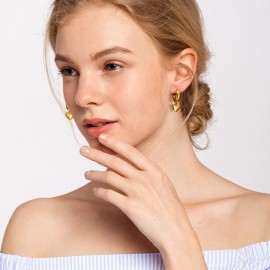 Love & Heart Delicate Dangle Earrings