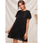 Keyhole Back  Tunic Dress