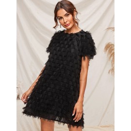 Keyhole Back  Tunic Dress
