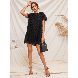 Keyhole Back  Tunic Dress