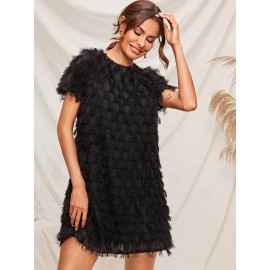 Keyhole Back  Tunic Dress