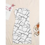 Geo Print Bodycon Dress