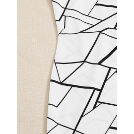 Geo Print Bodycon Dress