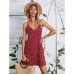 Allover Heart Print  Dress